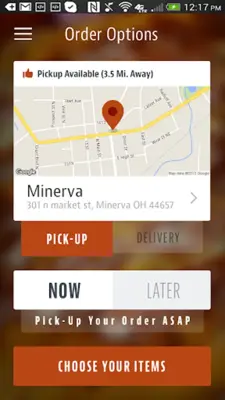 Your Pizza Shop - Minerva android App screenshot 2